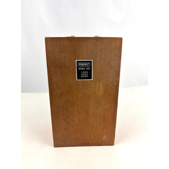 Perfect Model 801 Turret Microscope 150x 300x 600x - Picture 2 of 16